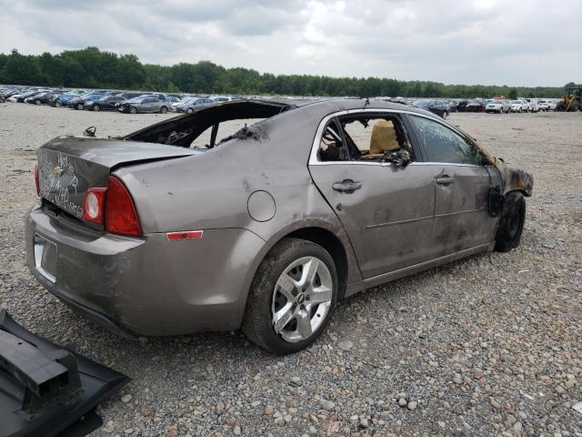 1G1ZC5EB9AF308524 - 2010 CHEVROLET MALIBU 1LT ნაცრისფერი ფოტო 4