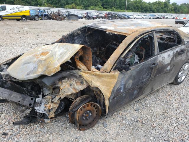 1G1ZC5EB9AF308524 - 2010 CHEVROLET MALIBU 1LT ნაცრისფერი ფოტო 9