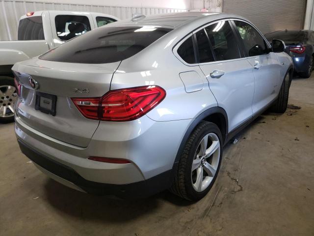 5UXXW3C50G0R21259 - 2016 BMW X4 XDRIVE2 SILVER photo 4