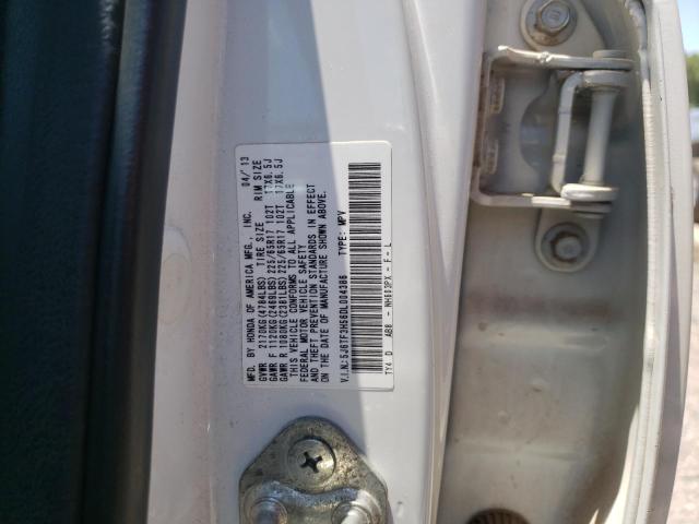 5J6TF3H56DL004386 - 2013 HONDA CROSSTOUR EXL  ფოტო 10