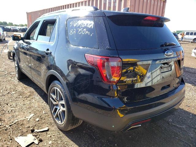 1FM5K8GT4HGA65821 - 2017 FORD EXPLORER SPORT  photo 3