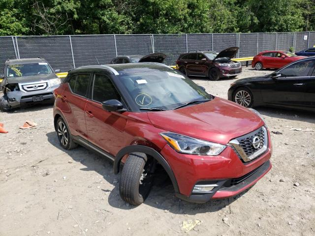 3N1CP5CU8KL535316 - 2019 NISSAN KICKS S RED photo 1