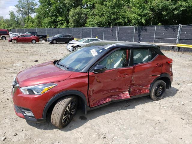 3N1CP5CU8KL535316 - 2019 NISSAN KICKS S RED photo 9