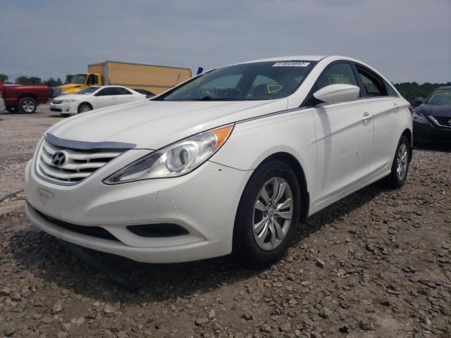 5NPEB4AC7CH432754 - 2012 HYUNDAI SONATA GLS WHITE photo 2