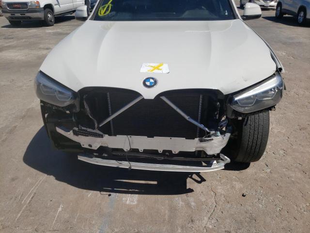 5UXTR7C52KLF30637 - 2019 BMW X3 SDRIVE3 WHITE photo 7