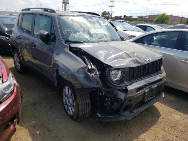 ZACNJDAB0MPN30413 - 2021 JEEP RENEGADE S GRAY photo 1