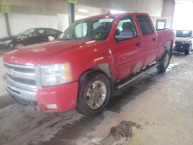 3GCEK23339G235230 - 2009 CHEVROLET SILVERADO RED photo 2