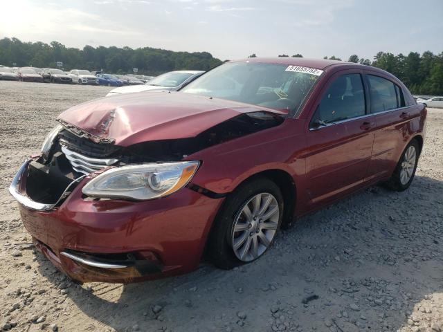 1C3CCBBG2DN678773 - 2013 CHRYSLER 200 LX RED photo 2