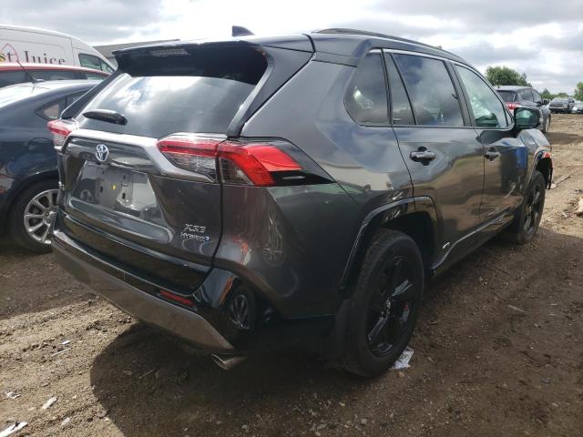 4T3EWRFV9LU006794 - 2020 TOYOTA RAV4 XSE GRAY photo 4