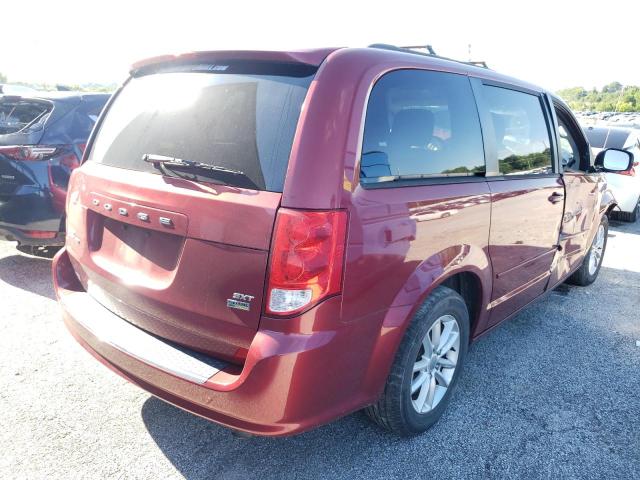 2C4RDGCG3ER121373 - 2014 DODGE GRAND CARA MAROON photo 4