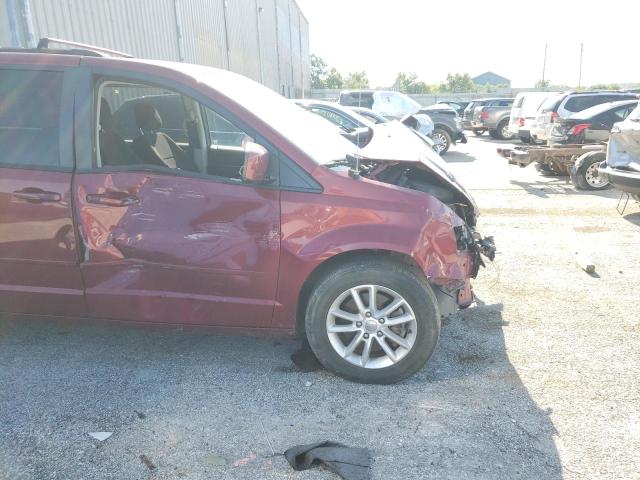 2C4RDGCG3ER121373 - 2014 DODGE GRAND CARA MAROON photo 9