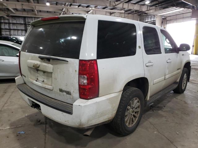 1GNFK13528R238870 - 2008 CHEVROLET TAHOE HYBR WHITE photo 4