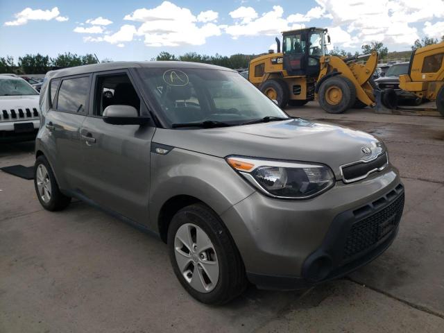 KNDJN2A22E7069448 - 2014 KIA SOUL GRAY photo 1