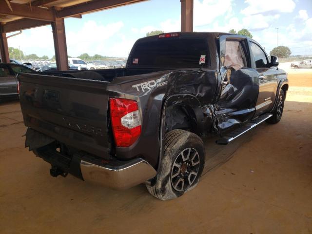 5TFFY5F14JX240855 - 2018 TOYOTA TUNDRA CRE GRAY photo 4