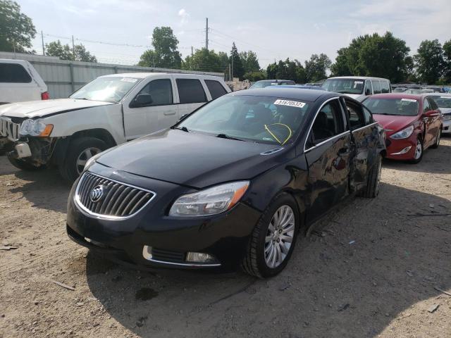 2G4GS5EV2C9151826 - 2012 BUICK REGAL PREM BLACK photo 2