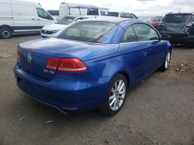 WVWBW7AH1CV006465 - 2012 VOLKSWAGEN EOS KOMFOR 蓝色 照片 4