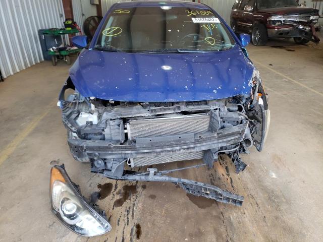 KMHD35LH3HU361889 - 2017 HYUNDAI ELANTRA GT BLUE photo 9