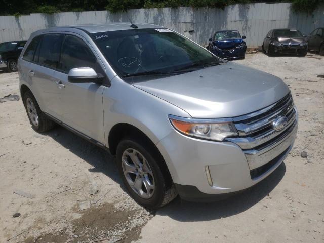 2FMDK3JC5DBE16065 - 2013 FORD EDGE SEL SILVER photo 1