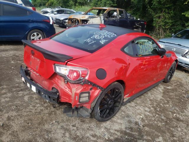 JF1ZNAA10F9708071 - 2015 TOYOTA SCION FR-S RED photo 4