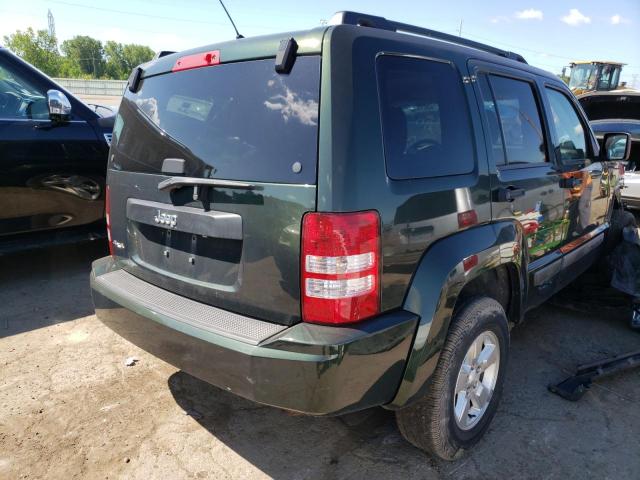 1C4PJMAK4CW102390 - 2012 JEEP LIBERTY SP GREEN photo 4