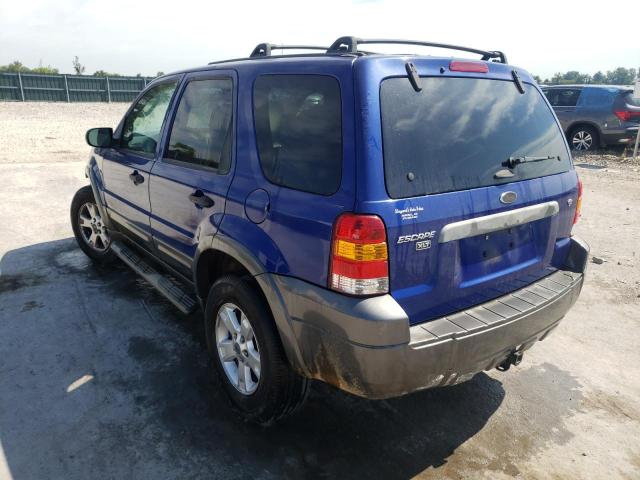 1FMYU03156KA13105 - 2006 FORD ESCAPE BLUE photo 3