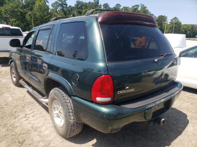 1B4HS28Y7XF522874 - 1999 DODGE DURANGO GREEN photo 3