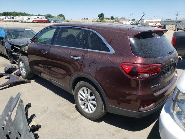 5XYPG4A35KG571071 - 2019 KIA SORENTO L BURGUNDY photo 3