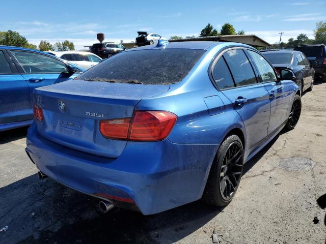 WBA3B9C53EP458954 - 2014 BMW 335 XI BLUE photo 4