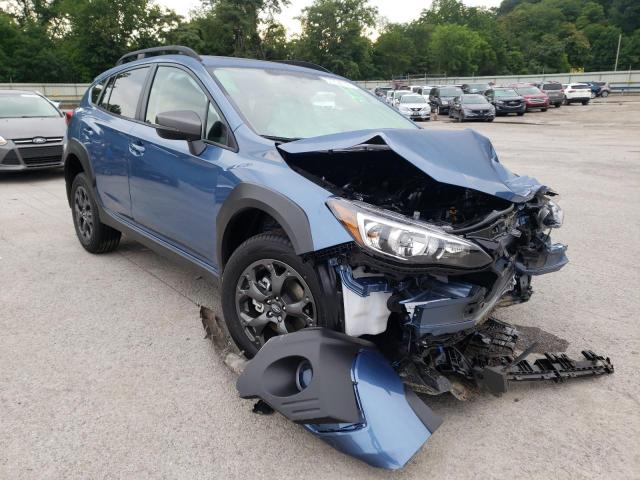 JF2GTHSC1NH272305 - 2022 SUBARU CROSSTREK BLUE photo 1