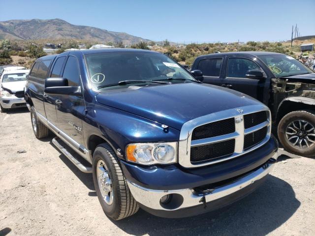 3D7KR28C15G866260 - 2005 DODGE RAM 2500 S BLUE photo 1