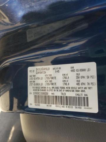 3D7KR28C15G866260 - 2005 DODGE RAM 2500 S BLUE photo 10