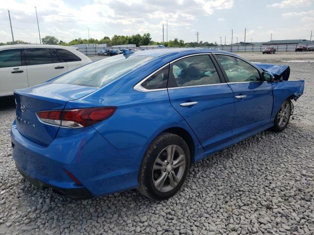 5NPE34AF7KH784142 - 2019 HYUNDAI SONATA LIM BLUE photo 4