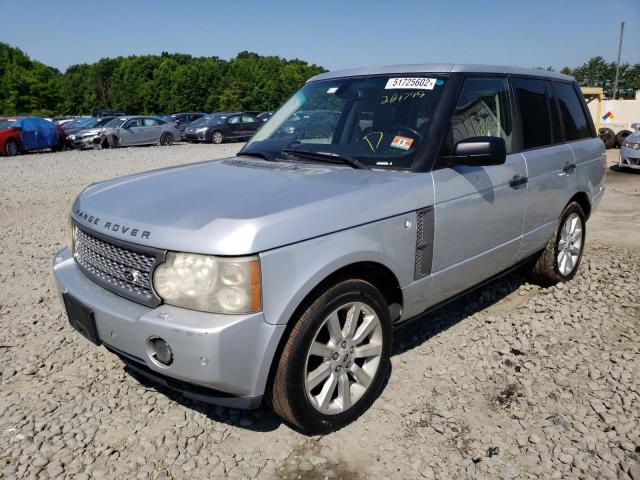 SALMF13448A264745 - 2008 LAND ROVER RANGE ROVE SILVER photo 2