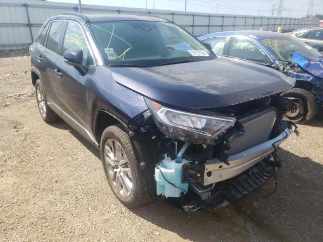 2T3A1RFV6LW105179 - 2020 TOYOTA RAV4 XLE P BLUE photo 1