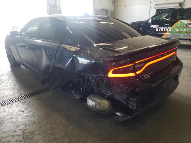 2C3CDXHG4KH684906 - 2019 DODGE CHARGER GT BLACK photo 3