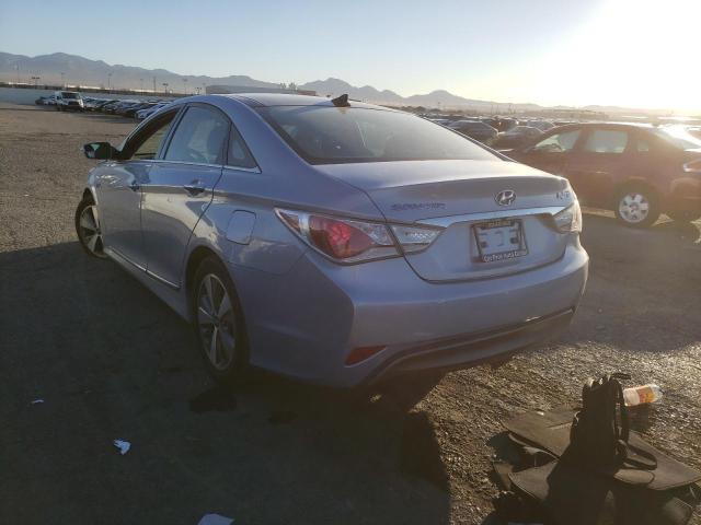 KMHEC4A49CA023390 - 2012 HYUNDAI SONATA HYB BLUE photo 3