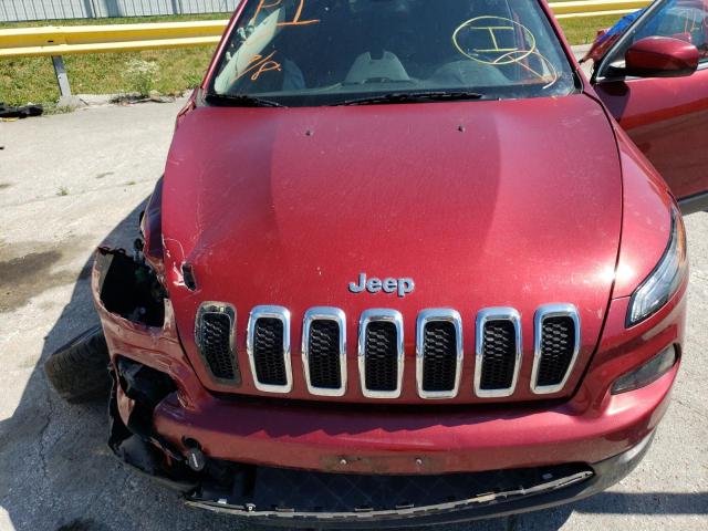 1C4PJMCB9FW523636 - 2015 JEEP CHEROKEE L MAROON photo 7