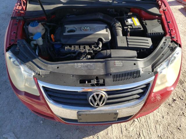 WVWBA71F19V010599 - 2009 VOLKSWAGEN EOS TURBO RED photo 7