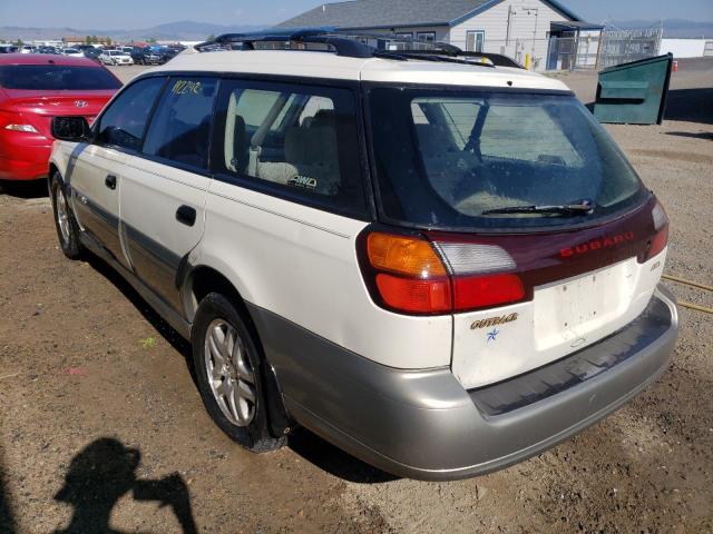 4S3BH665627626931 - 2004 SUBARU LEGCY OUTB WHITE photo 3