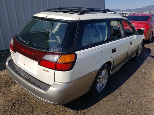 4S3BH665627626931 - 2004 SUBARU LEGCY OUTB WHITE photo 4