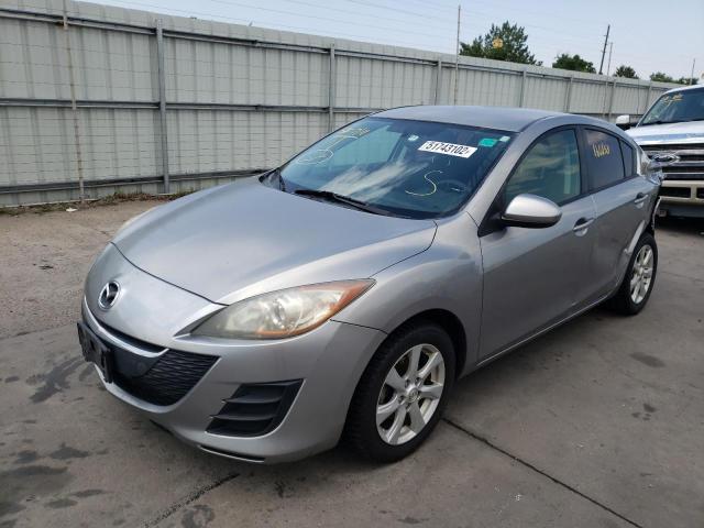 JM1BL1SF6A1221959 - 2010 MAZDA 3 I GRAY photo 2