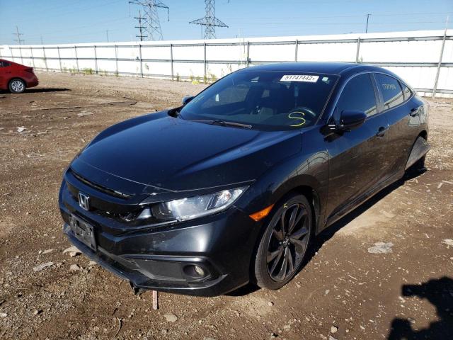 19XFC2F8XKE011477 - 2019 HONDA CIVIC SPORT  照片 2