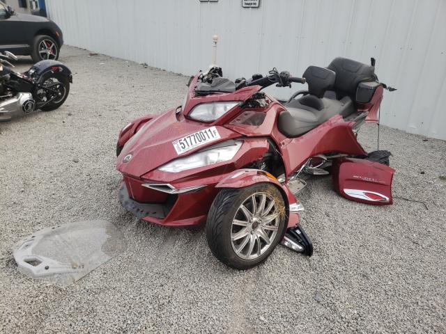 2BXNBDD28FV002412 - 2015 CAN-AM SPYDER ROA MAROON photo 2