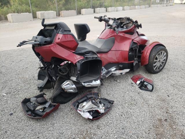 2BXNBDD28FV002412 - 2015 CAN-AM SPYDER ROA MAROON photo 4