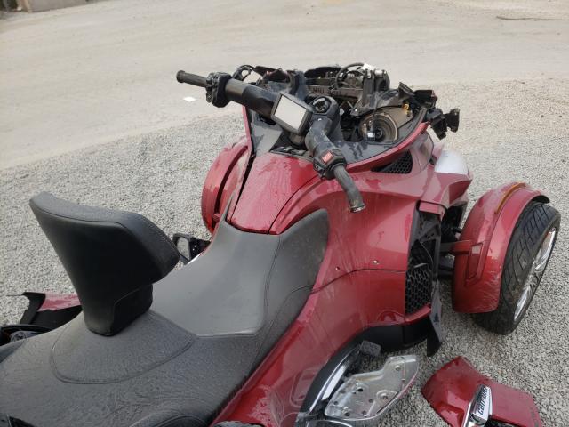 2BXNBDD28FV002412 - 2015 CAN-AM SPYDER ROA MAROON photo 5