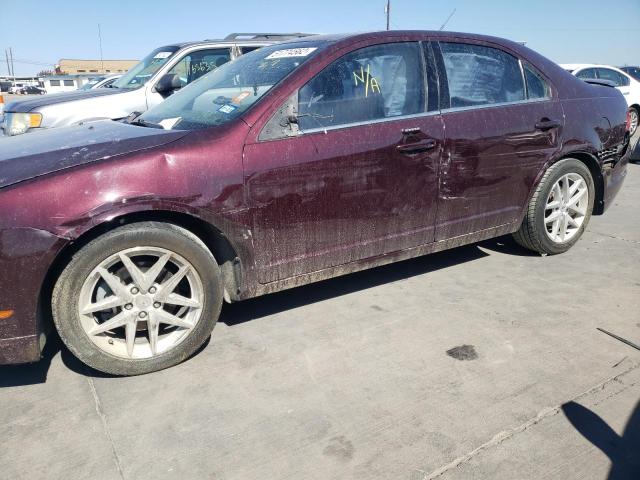 3FAHP0JA1CR375251 - 2012 FORD FUSION SEL BURGUNDY photo 9