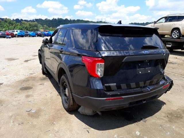 1FM5K8AB5LGB84230 - 2020 FORD EXPLORER P BLACK photo 3