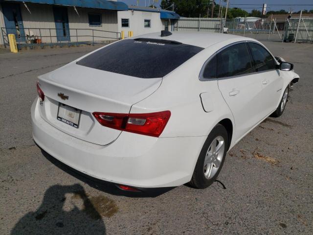 1G1ZB5STXLF139651 - 2020 CHEVROLET MALIBU LS WHITE photo 4