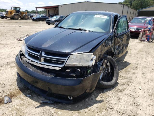 1B3BD2FG4BN583824 - 2011 DODGE AVENGER BLACK photo 9