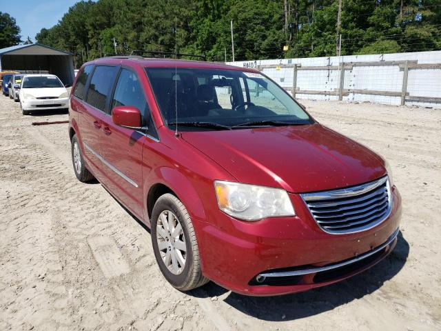 2C4RC1BG7ER441670 - 2014 CHRYSLER TOWN & COU RED photo 1